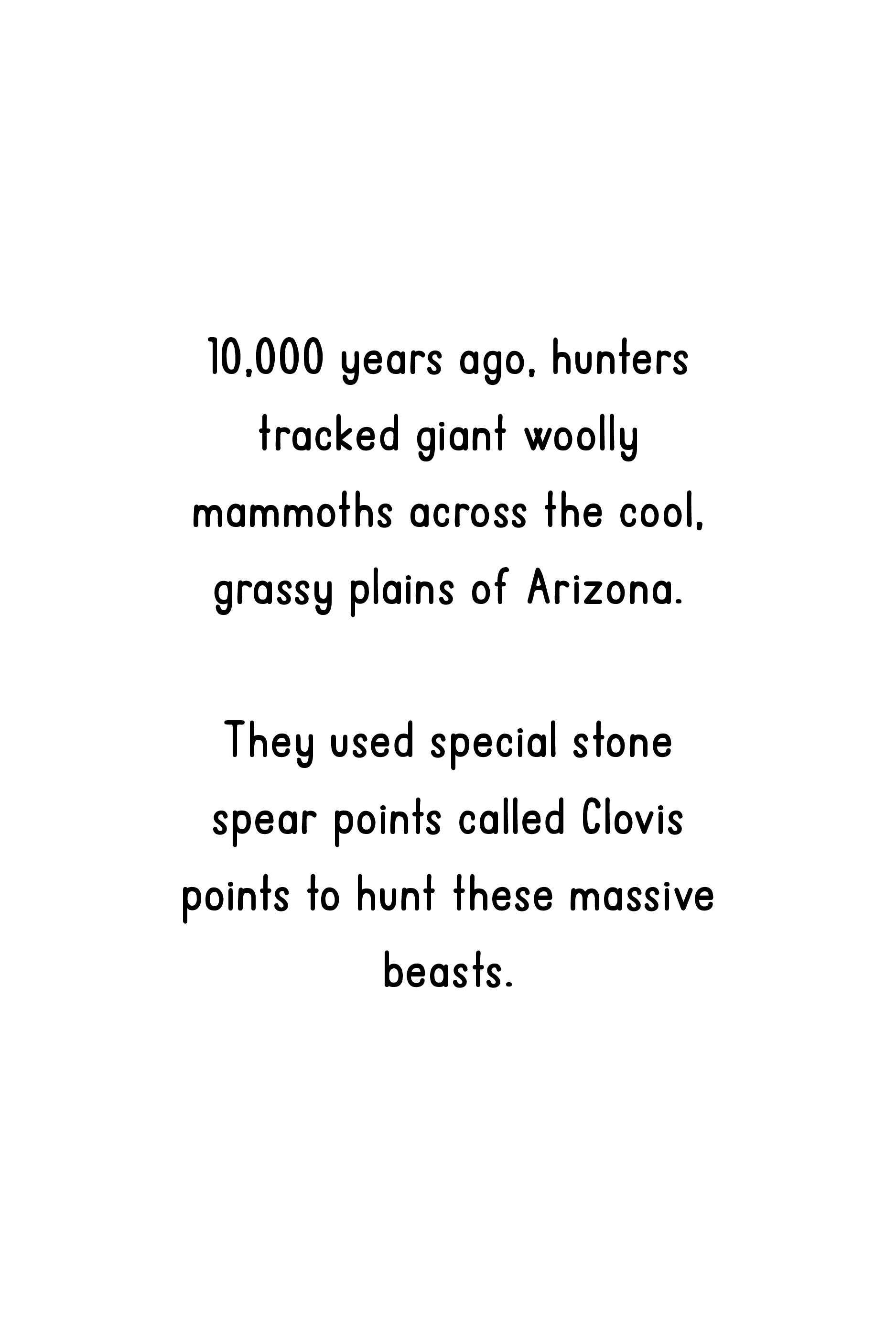 Original text page for the opening episode from The Story of Arizona