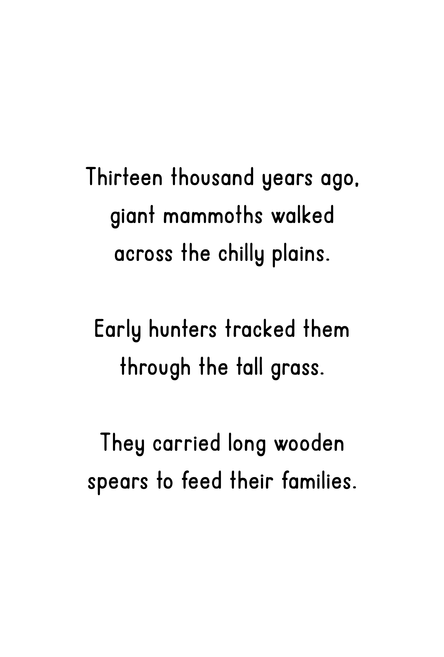Original text page for the opening episode from The Story of Colorado