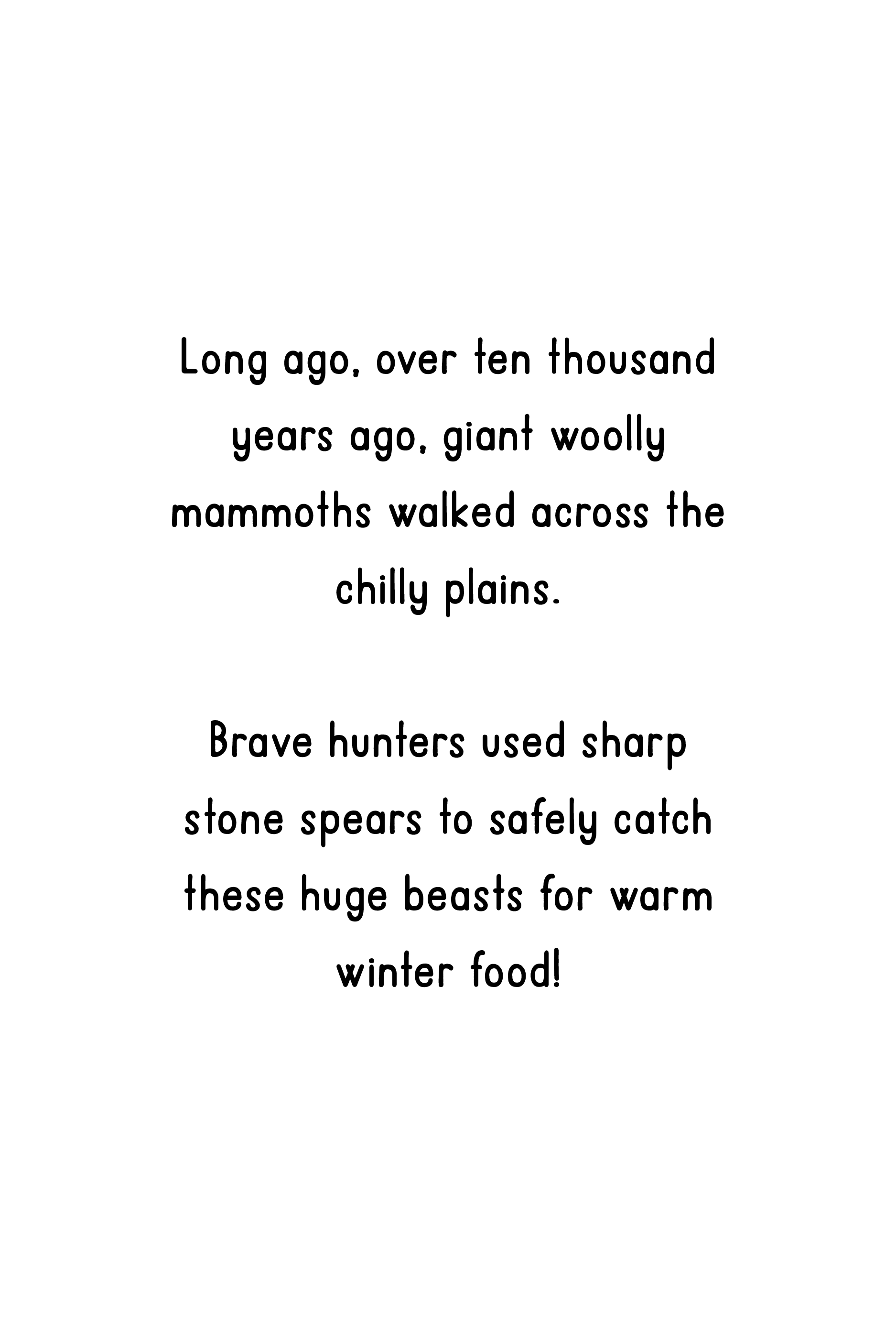 Original text page for the opening episode from The Story of Nebraska