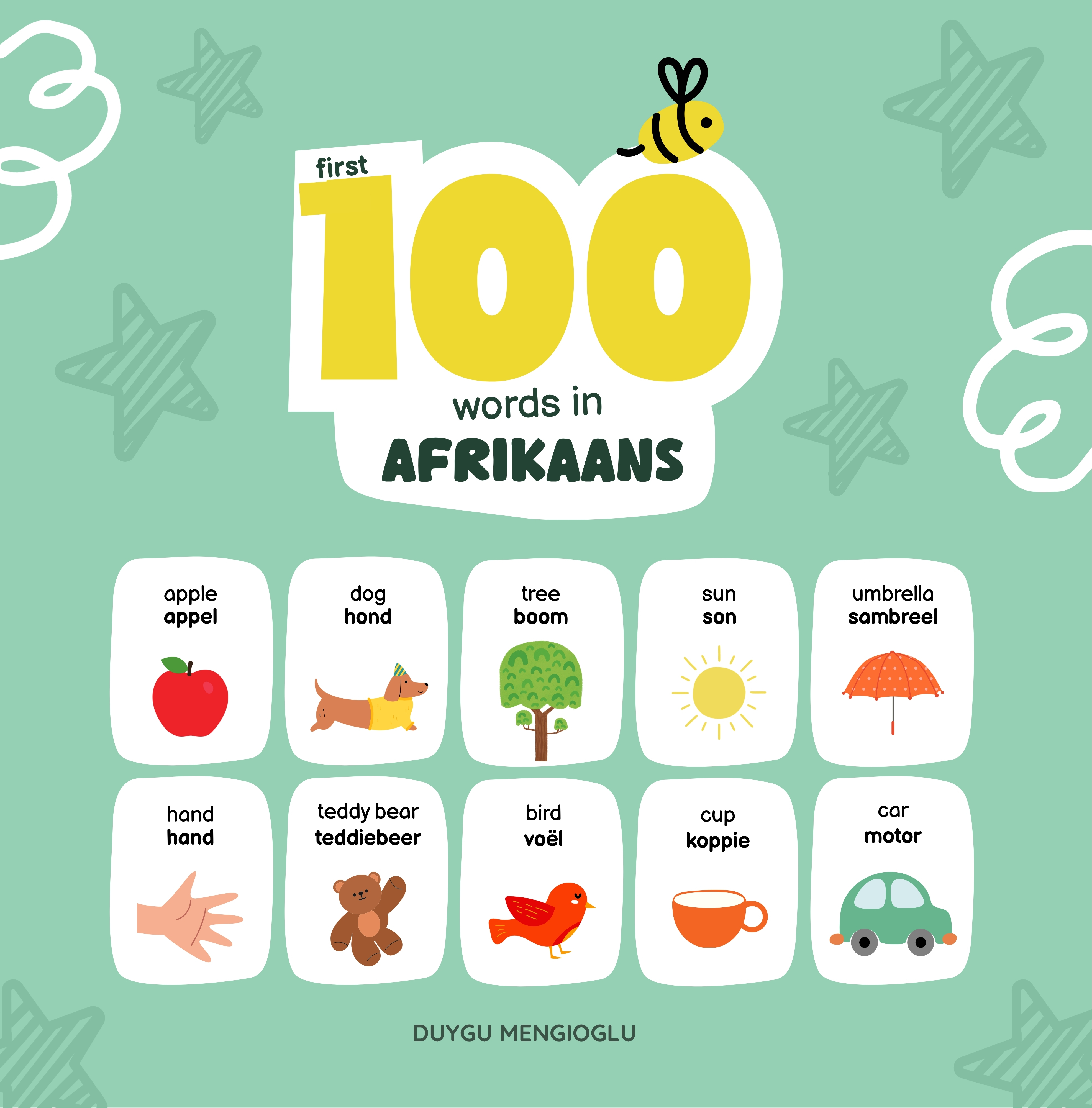 Cover of First 100 Words in Afrikaans