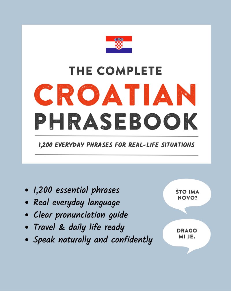 Cover of The Complete Croatian Phrasebook
