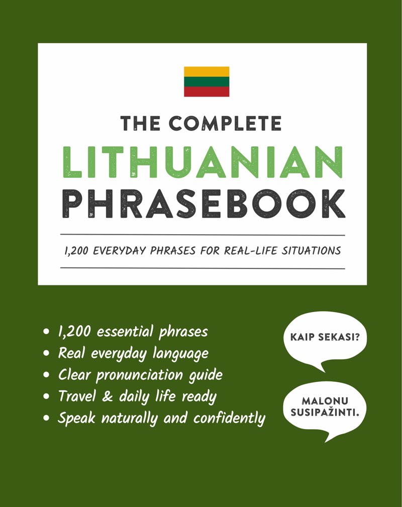 Cover of The Complete Lithuanian Phrasebook