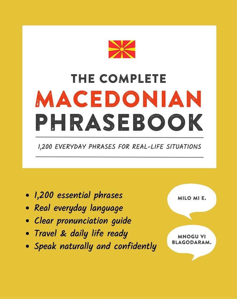 Cover of The Complete Macedonian Phrasebook