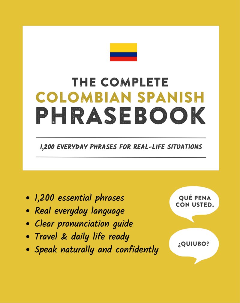 Cover of The Complete Colombian Spanish Phrasebook