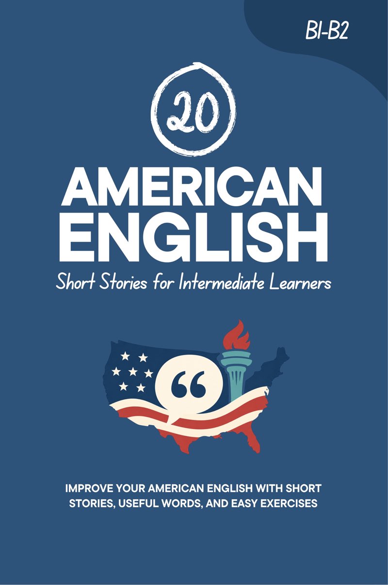Cover of 20 American English Short Stories for Intermediate Learners